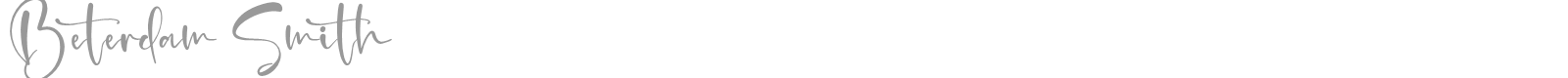 Beterdam Smith font preview